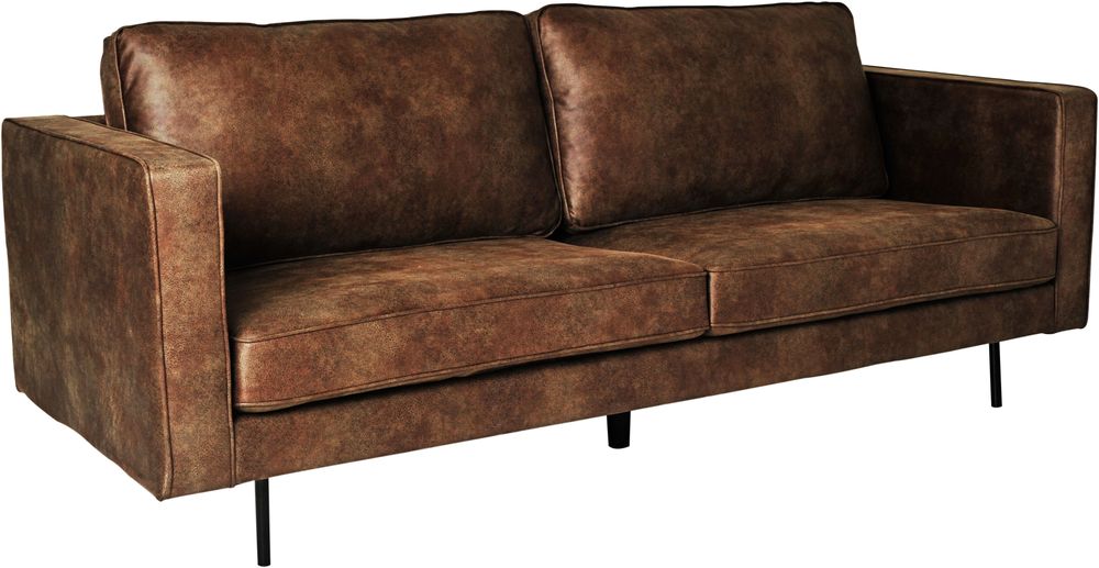 Balbus 3-personers sofa - Mørkebrun - 5895 DKK - 3-personers sofaer ...